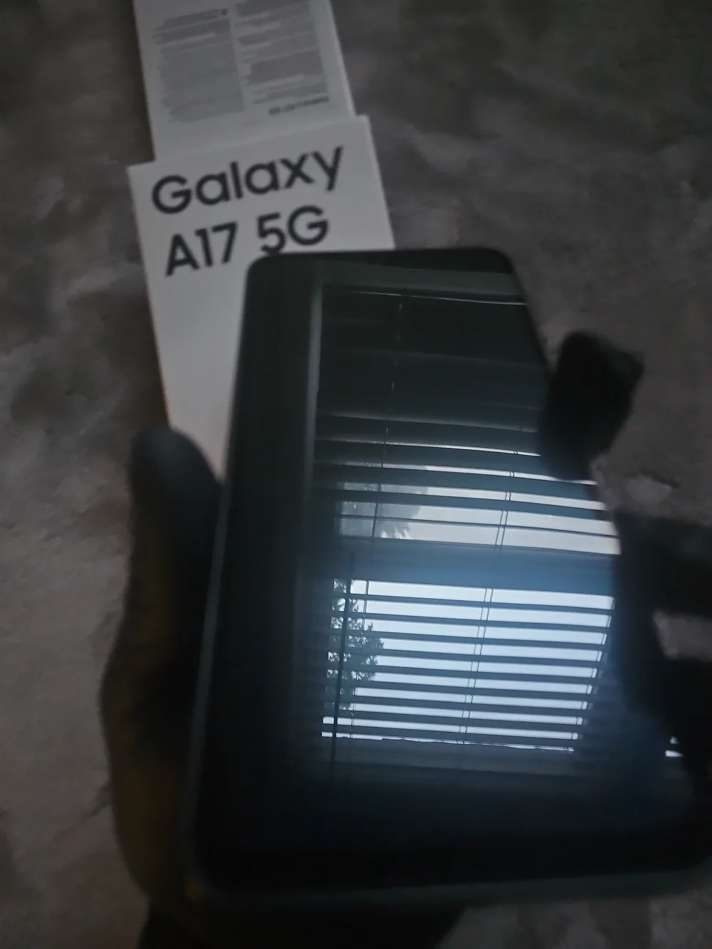 Samsung Black Galaxy Tablet/Phone Displayed with Charging Icon